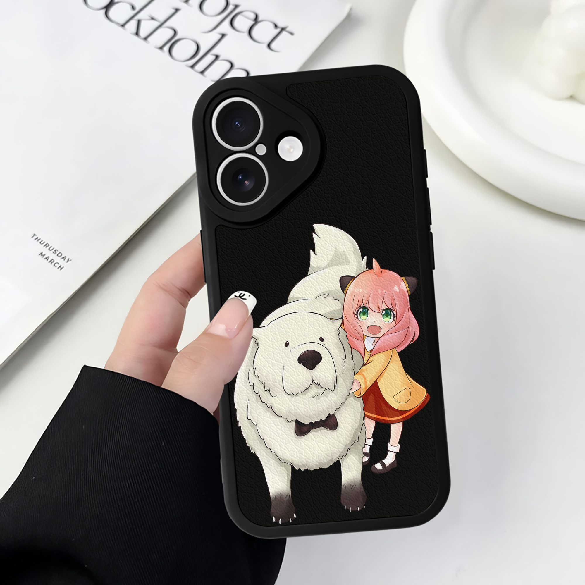 （画像用） SPY×FAMILY间谍家家酒 【iPhone 16シリーズ対応】シリコンスマホケース（レザー調） 材質：シリコン